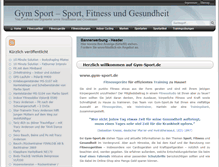 Tablet Screenshot of gym-sport.de